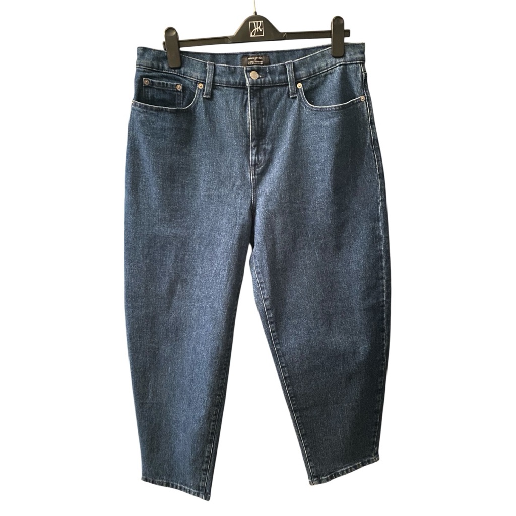 Banana Republic Barrel High-Rise Ankle Jeans Size 32/14 Nwot